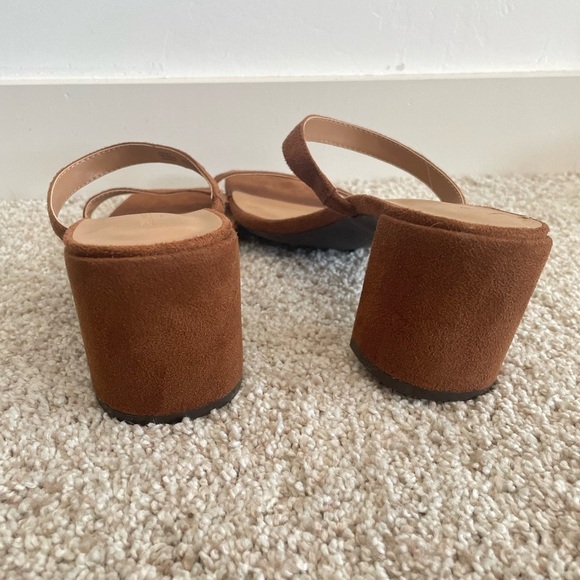 DOUBLE STRAP BLOCK-HEEL SANDAL banana republic - Picture 4 of 7